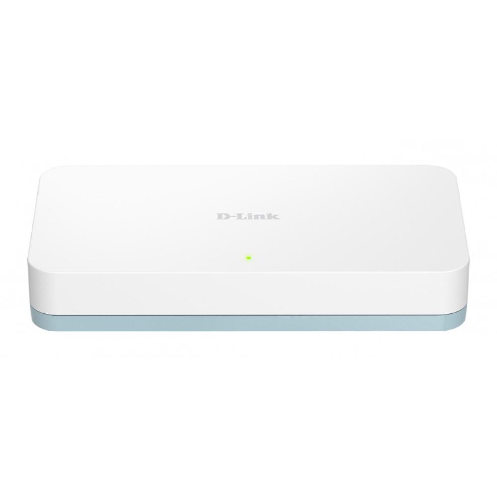 D-Link - DGS-1008D/E switch No administrado Gigabit Ethernet (10/100/1000) Blanco