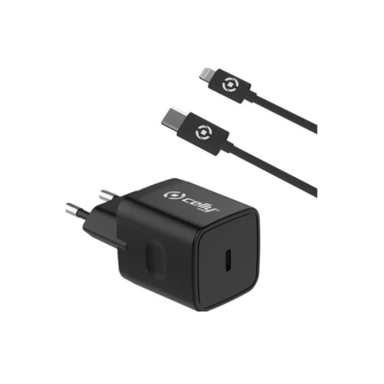 Celly - CARGADOR 20W USBC CABLE USBC-LIG