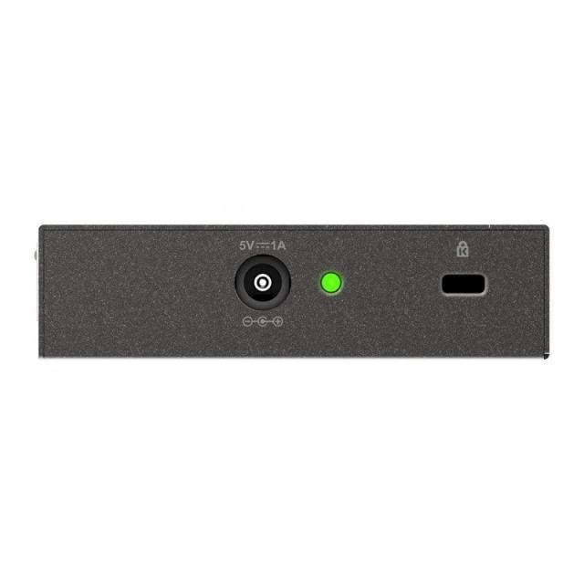 D-Link - DGS-108 switch No administrado L2 Gigabit Ethernet (10/100/1000) Escritorio Negro
