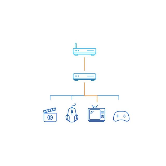 D-Link - DGS-108 switch No administrado L2 Gigabit Ethernet (10/100/1000) Escritorio Negro