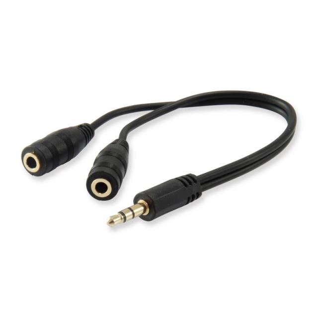 Equip - 147941 divisor de audio Negro