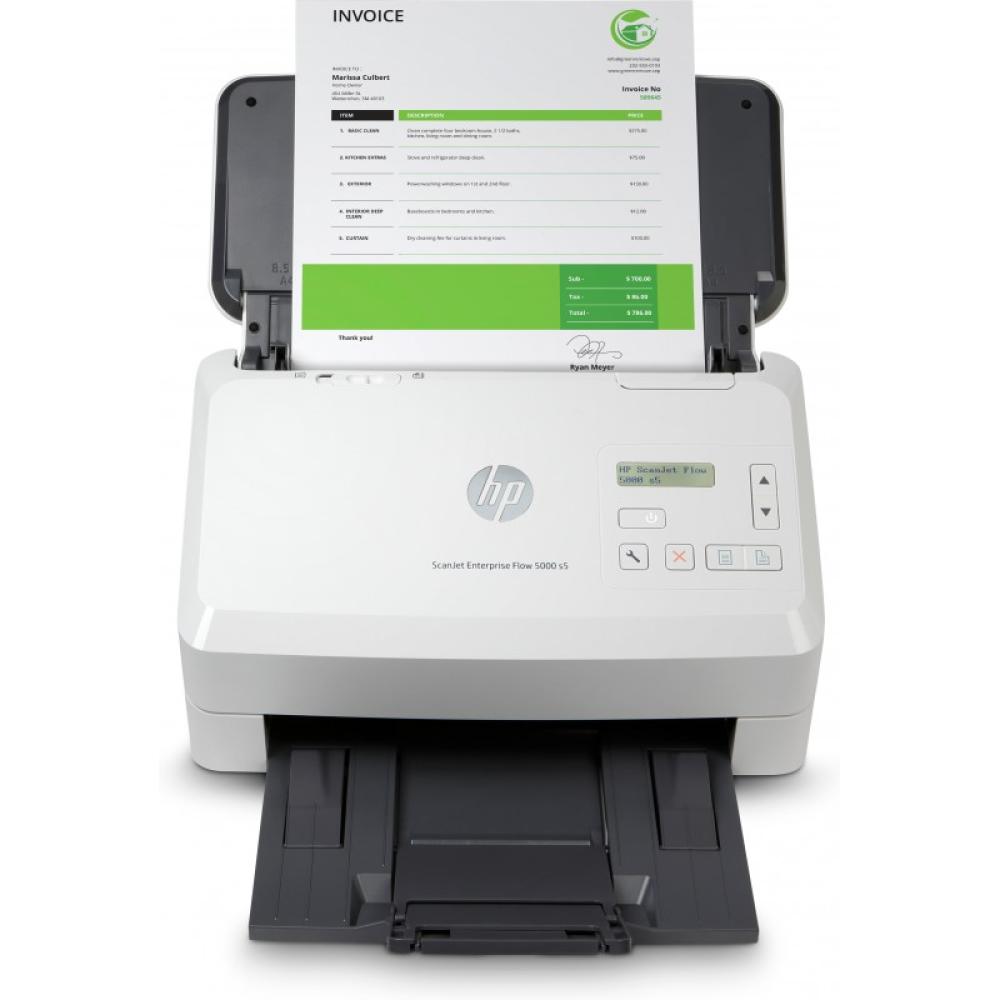 HP - ScanJet Enterprise Flow 5000 s5 Escáner alimentado con hojas 600 x 600 DPI A4 Blanco
