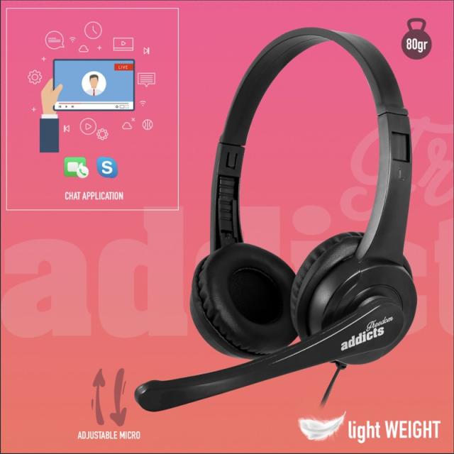 NGS - VOX505 USB Auriculares Alámbrico Diadema Juego Negro