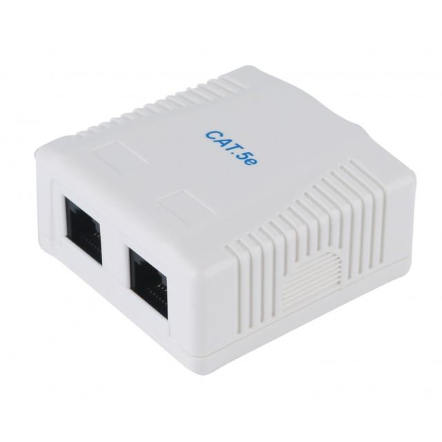 Equip - 235114 caja de tomacorriente RJ-45 Blanco