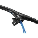 Equip - 650868 organizador de cables Escritorio Pasacables Negro