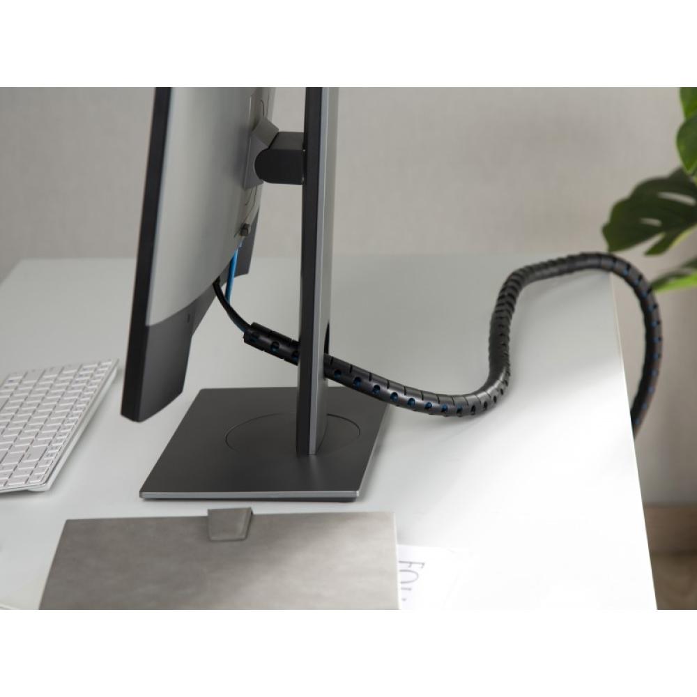 Equip - 650868 organizador de cables Escritorio Pasacables Negro