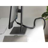 Equip - 650868 organizador de cables Escritorio Pasacables Negro