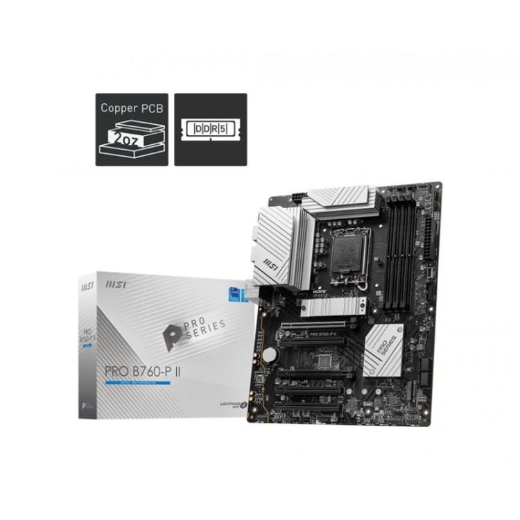 MSI - PRO B760-P II placa base Intel B760 LGA 1700 ATX