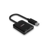 Lindy - 38433 adaptador de cable de vídeo DisplayPort 2 x HDMI