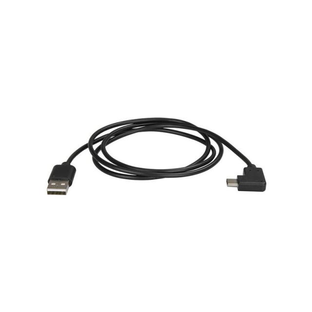 StarTech.com - Cable de Carga y Sincronización USB-A a USB-C de 1m - Cable de Datos USB-A a USB Tipo C - Cable Acodado USB Tipo