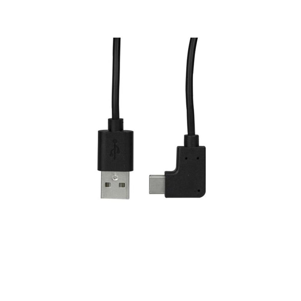 StarTech.com - Cable de Carga y Sincronización USB-A a USB-C de 1m - Cable de Datos USB-A a USB Tipo C - Cable Acodado USB Tipo