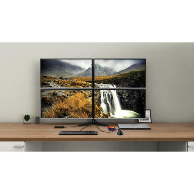 i-tec - USB-C Quattro Display Docking Station with Power Delivery 85 W
