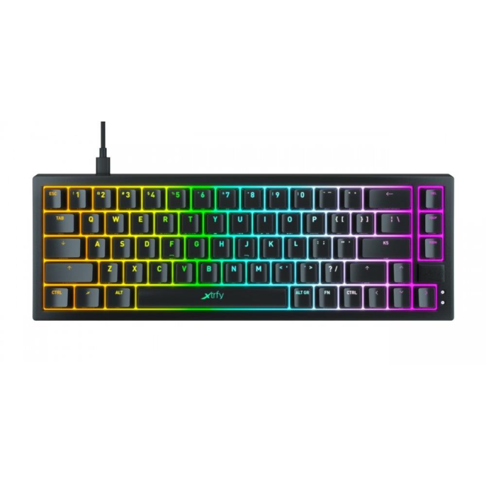 CHERRY XTRFY - K5 COMPACT RGB teclado Juego USB QWERTY Español Negro