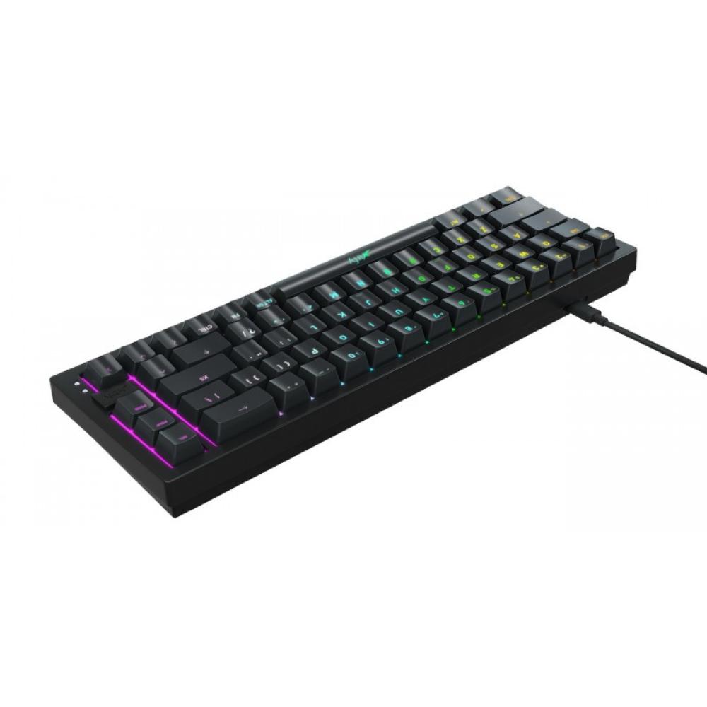 CHERRY XTRFY - K5 COMPACT RGB teclado Juego USB QWERTY Español Negro