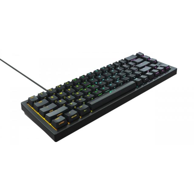CHERRY XTRFY - K5 COMPACT RGB teclado Juego USB QWERTY Español Negro