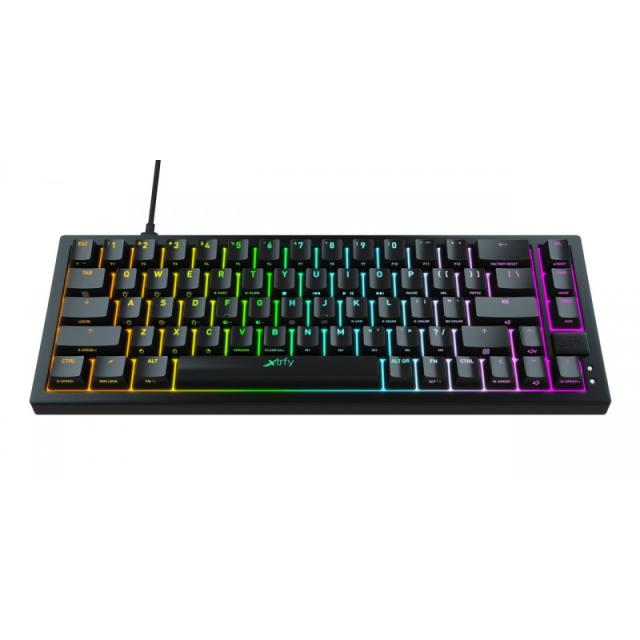 CHERRY XTRFY - K5 COMPACT RGB teclado Juego USB QWERTY Español Negro