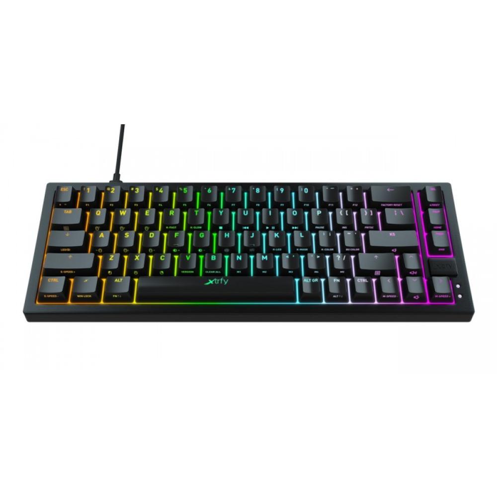 CHERRY XTRFY - K5 COMPACT RGB teclado Juego USB QWERTY Español Negro
