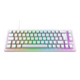 CHERRY XTRFY - K5 COMPACT RGB teclado Juego USB QWERTY Español Negro, Blanco