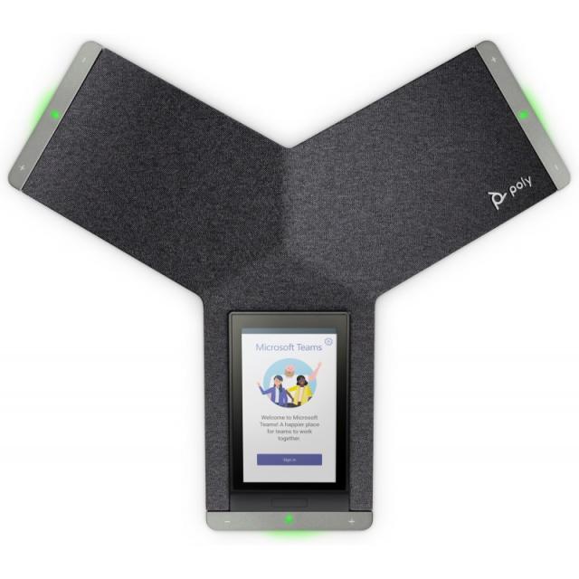 HP Poly - Teléfono de conferencias IP Poly Trio C60 para Microsoft Teams, con radio y habilitado para alimentación a través de E