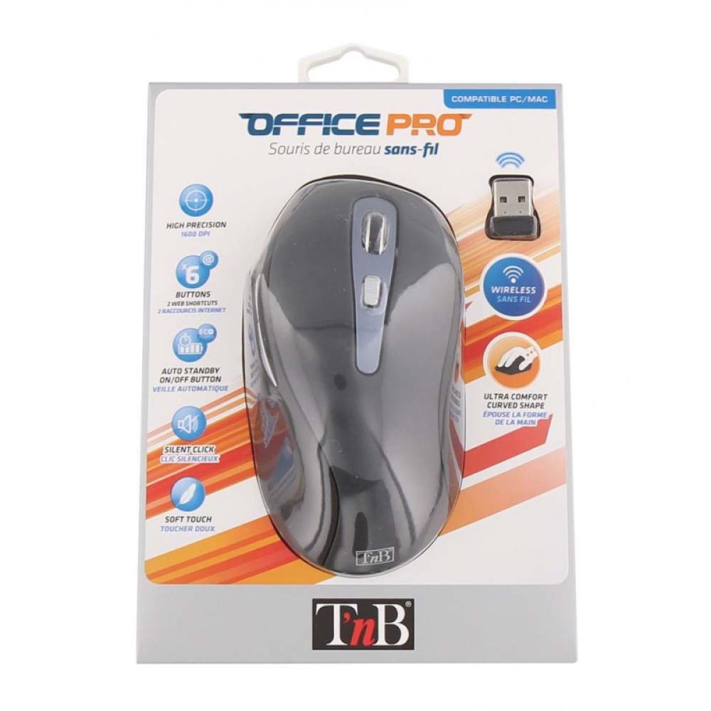 T''nB - MWOFFICE ratón mano derecha RF inalámbrico Óptico 2400 DPI