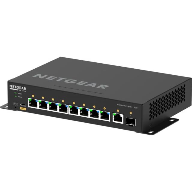 NETGEAR - GSM4210PD-100EUS switch Gestionado L2/L3 Gigabit Ethernet (10/100/1000) Energía sobre Ethernet (PoE) Negro
