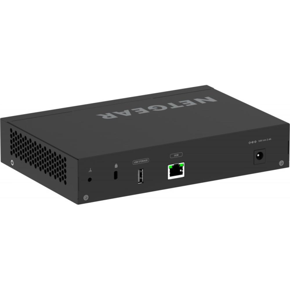 NETGEAR - GSM4210PD-100EUS switch Gestionado L2/L3 Gigabit Ethernet (10/100/1000) Energía sobre Ethernet (PoE) Negro