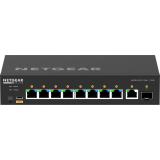 NETGEAR - GSM4210PD-100EUS switch Gestionado L2/L3 Gigabit Ethernet (10/100/1000) Energía sobre Ethernet (PoE) Negro