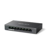 Mercusys - MS108GP switch Gestionado Gigabit Ethernet (10/100/1000) Energía sobre Ethernet (PoE) Negro