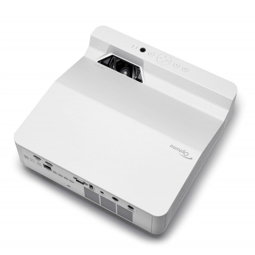 Optoma - ZH430UST videoproyector Proyector de alcance ultracorto 4000 lúmenes ANSI DLP 1080p (1920x1080) 3D Blanco