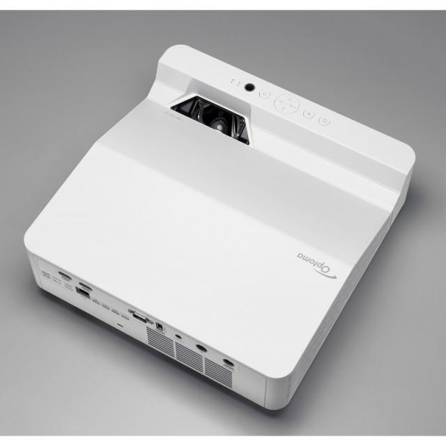 Optoma - ZH430UST videoproyector Proyector de alcance ultracorto 4000 lúmenes ANSI DLP 1080p (1920x1080) 3D Blanco