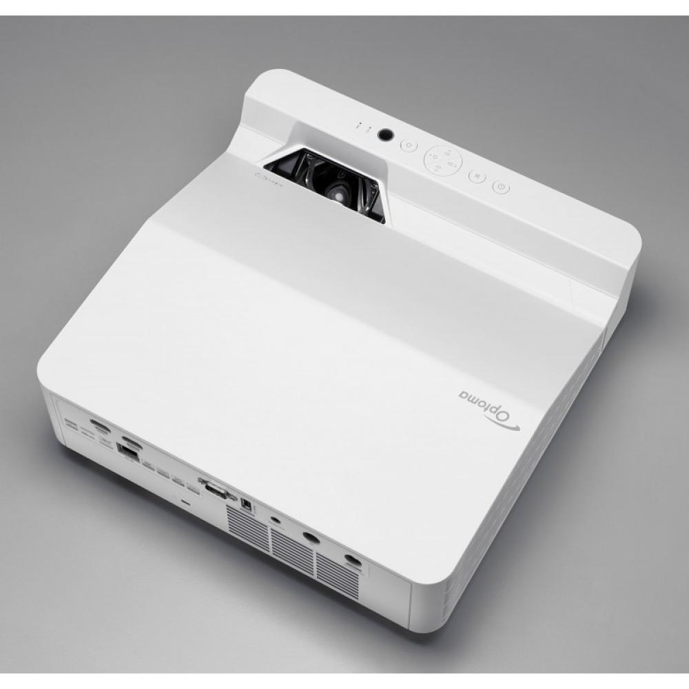 Optoma - ZH430UST videoproyector Proyector de alcance ultracorto 4000 lúmenes ANSI DLP 1080p (1920x1080) 3D Blanco
