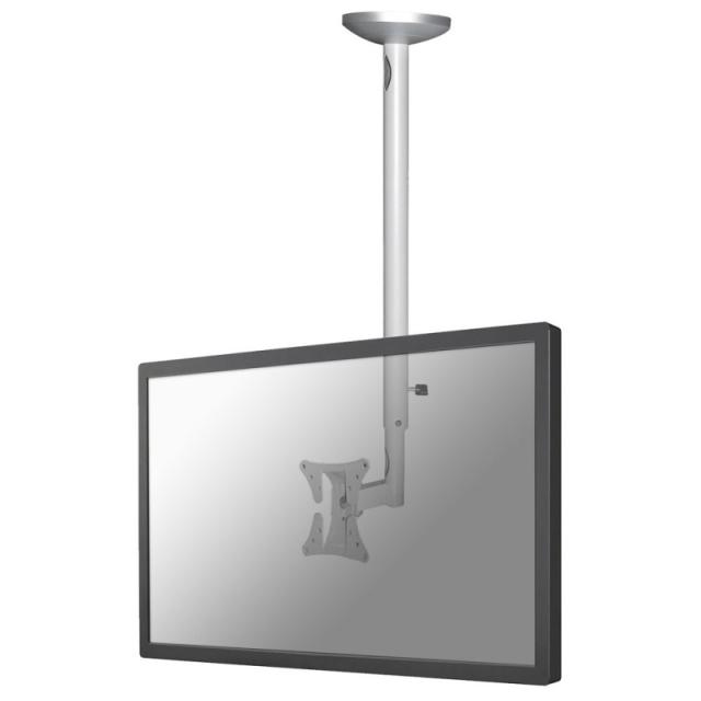 Neomounts - FPMA-C050SILVER Soporte de techo para monitor/TV 10-30" - alt. 60-85 cm