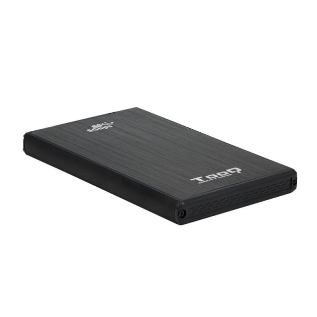 TooQ - TQE-2522B caja para disco duro externo Caja de disco duro (HDD) Negro 2.5"