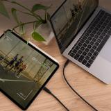 Nanocable - Cable USB 2.0 3A, tipo USB-C/M-USB-C/M, Negro, 1.5 m