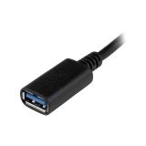 StarTech.com - Adaptador USB-C a USB - USB 3.0 (5Gbps) - 15cm - con Certificación USB-IF - USB-C a USB-A - USB 3.2 Gen 1 - Adapt