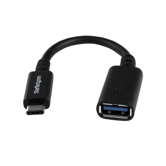 StarTech.com - Adaptador USB-C a USB - USB 3.0 (5Gbps) - 15cm - con Certificación USB-IF - USB-C a USB-A - USB 3.2 Gen 1 - Adapt