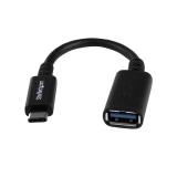StarTech.com - Adaptador USB-C a USB - USB 3.0 (5Gbps) - 15cm - con Certificación USB-IF - USB-C a USB-A - USB 3.2 Gen 1 - Adapt