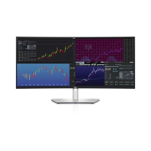 DELL - UltraSharp U3824DW pantalla para PC 95,2 cm (37.5") 3840 x 1600 Pixeles Wide Quad HD+ LCD Negro, Plata