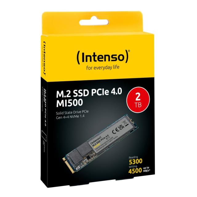 Intenso - 3836470 unidad de estado sólido 2 TB M.2 PCI Express 4.0 NVMe