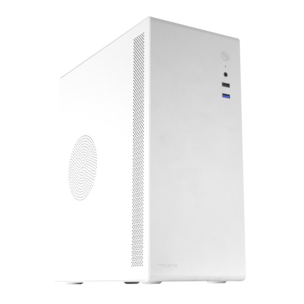 Tacens - NOVAX, Caja PC Ultracompacta Micro-ATX, Diseño Totalmente Metálico Ultrarresistente, 1x Ventilador Trasero 80 - 2NOVAXW