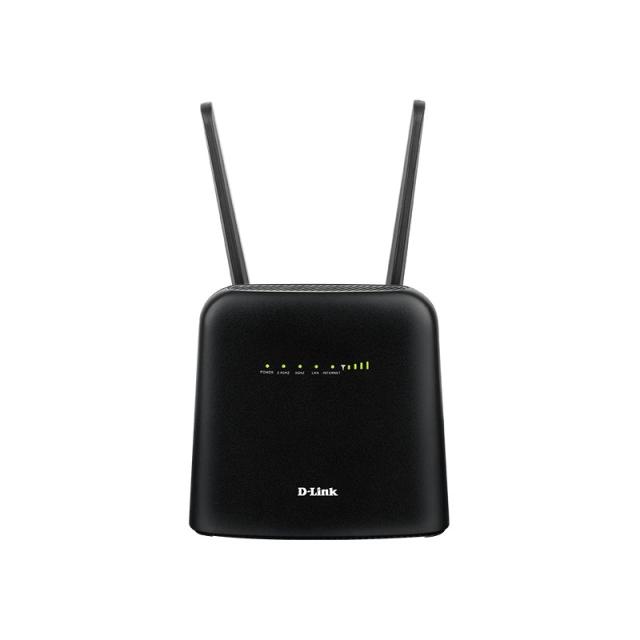 D-Link - DWR-960 router inalámbrico Gigabit Ethernet Doble banda (2,4 GHz / 5 GHz) 4G Negro
