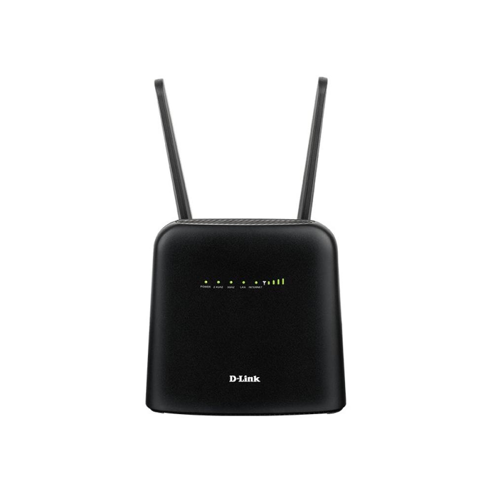 D-Link - DWR-960 router inalámbrico Gigabit Ethernet Doble banda (2,4 GHz / 5 GHz) 4G Negro