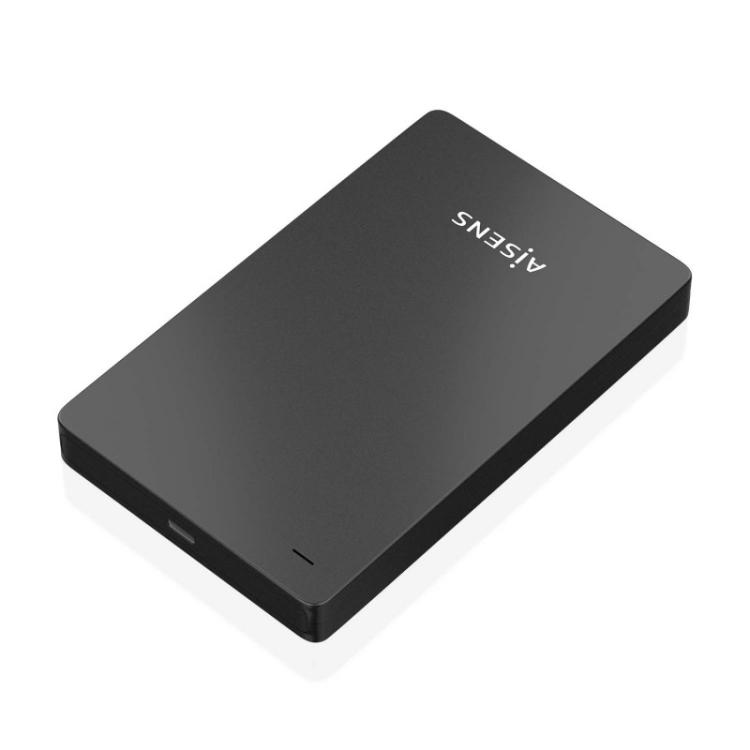 AISENS - Caja Externa 2.5? 9.5mm SATA a USB-C USB3.1 Gen1, Negra