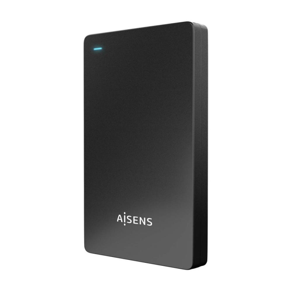 AISENS - Caja Externa 2.5? 9.5mm SATA a USB-C USB3.1 Gen1, Negra
