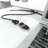 AISENS - Adaptador Conversor Aluminio USB-C a VGA, USB-C/M-HDB15/H, Gris