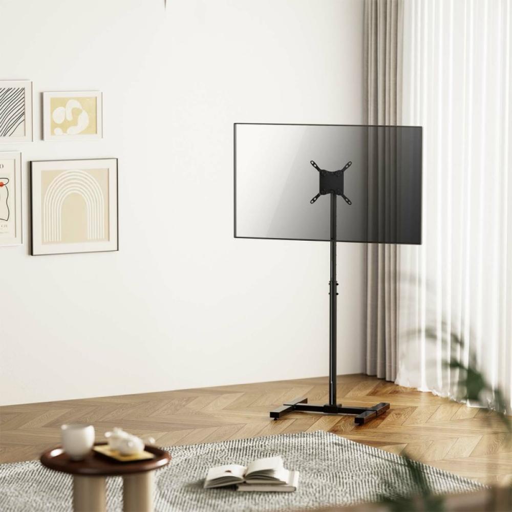 AISENS - Soporte de Suelo Inclinable y Extensible para TV 20Kg de 13-42, Negro