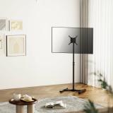 AISENS - Soporte de Suelo Inclinable y Extensible para TV 20Kg de 13-42, Negro