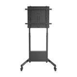 AISENS - Soporte PRO de suelo contrapeso con ruedas para TV 60-90Kg de 60-100, Negro