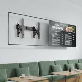 AISENS - Soporte para Videowall Nivelable y Función Pop-Out para Tv 70Kg de 37-70, Negro - VW70LPOX-257