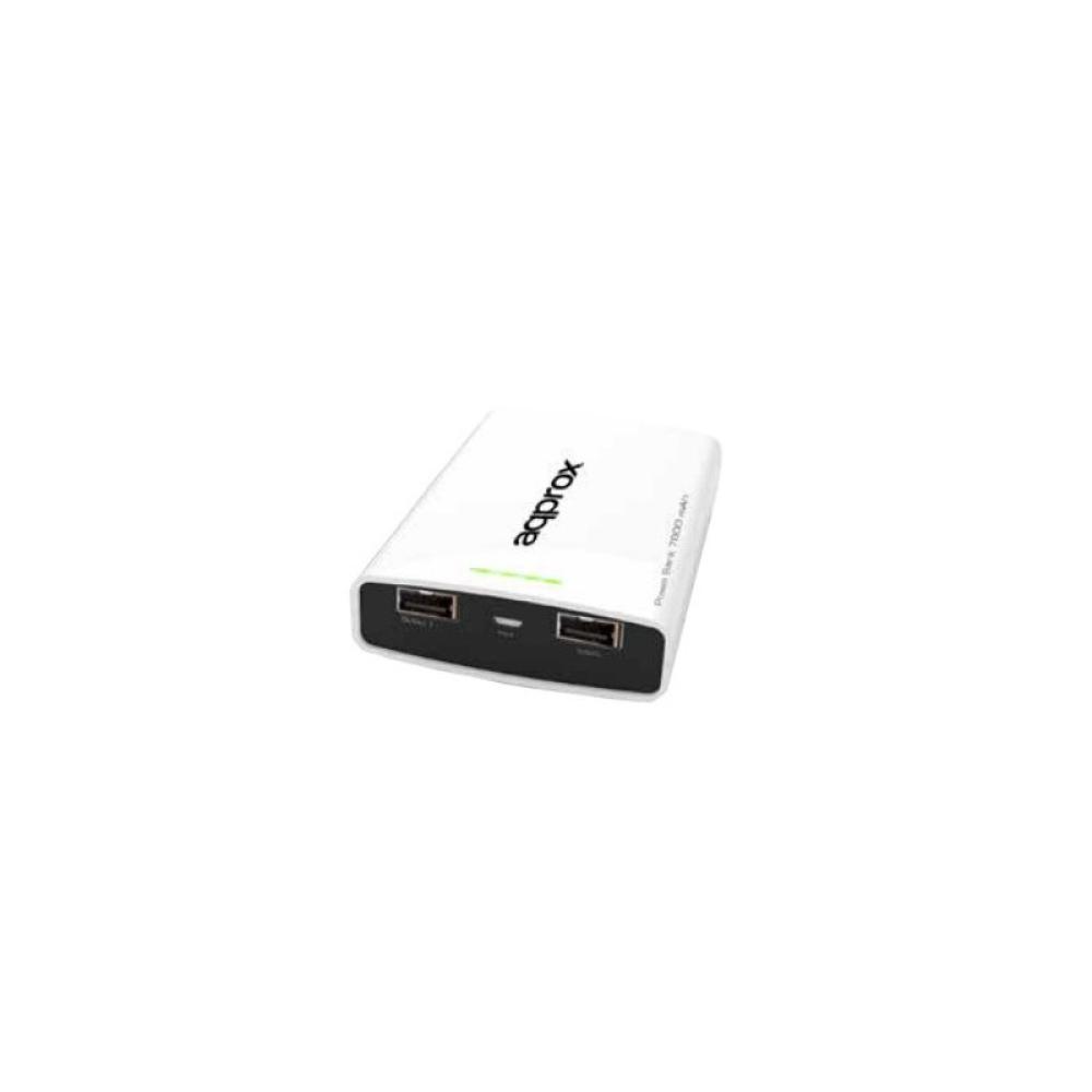 Approx - appPB78EVW 7800 mAh Negro, Blanco